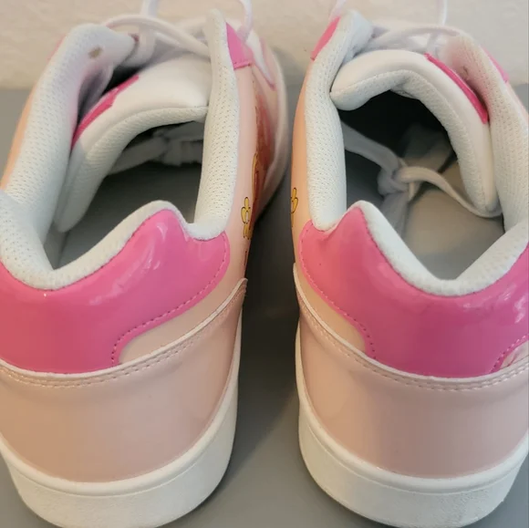Women's Size 11 By Mattel Pink Barbie Casual Sneakers - Picture 3 of 5